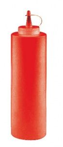 Емкость для соуса 340 мл (красный) Maco JW-BSD12-RED в компании ШефСтор