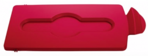 Крышка-вставка закрытая Rubbermaid 2007192 красная в компании ШефСтор