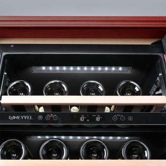 Винный шкаф Meyvel MV46PRO-KBT2 (Спелая вишня) 9