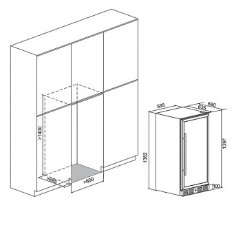 Винный шкаф MMeyvel MV116-KST2 12