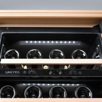 Винный шкаф Meyvel MV46PRO-KBT2 (Натуральный бук) 9