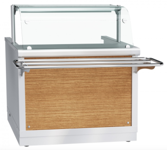 Мармит первых блюд Abat ПМЭС-70Х нерж (210000009702) с декором и торцевым комплектом