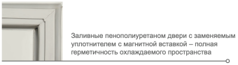Шкаф холодильный Polair DM107-S (ШХ-0,7 ДС)  съемные уплотнители