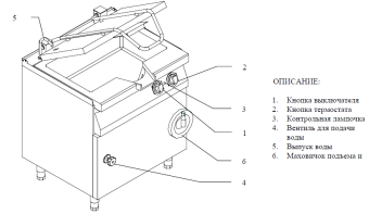 Сковорода отпрокидывающаяся Kovinastroj (Kogast) EКР-T7 40SL электрическая 2