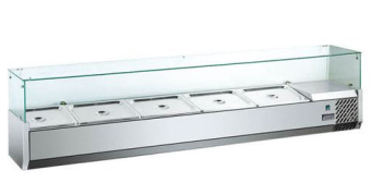 Витрина настольная Hurakan HKN-VRX1200 380