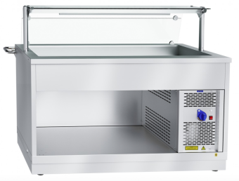 Прилавок холодильный Abat ПВВ(Н)-70Х-01-НШ нерж (210000001922) в ШефСтор (chefstore.ru) 2
