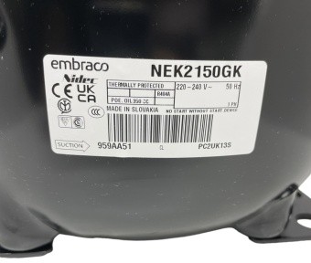 Компрессор Embraco NEK2150GK (R404) (9)