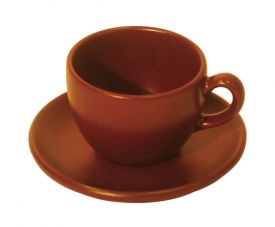 Кофейная пара цилиндрическая керамическая Elgava 22Е1237 Brown в компании ШефСтор