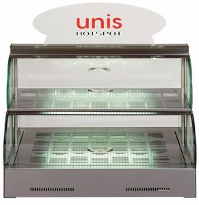 Витрина тепловая UNIS HOT SPOT inox в компании ШефСтор