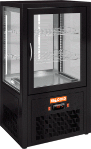 Витрина настольная Hicold VRC T 70 Black холодильная в компании ШефСтор