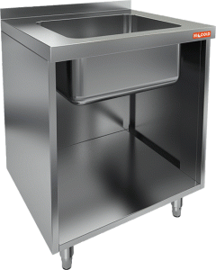 Стол с ванной Hicold НБМСЗОМ-6/6Б открытый в компании ШефСтор