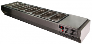 Витрина настольная Polair VTi4-G (1/4) для ингредиентов в компании ШефСтор