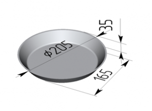 Форма для хлеба 205x165x35мм Spika 17В в компании ШефСтор