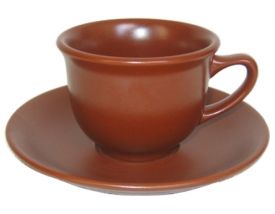 Картинка Чайная пара керамическая Elgava 22Т132 Brown в ШефСтор Чайная пара керамическая Elgava 22Т132 Brown в компании ШефСтор