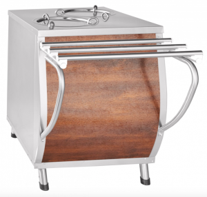 Диспенсер для тарелок Abat ПТЭ-70Т-80 (дуб) (21000005762) в компании ШефСтор