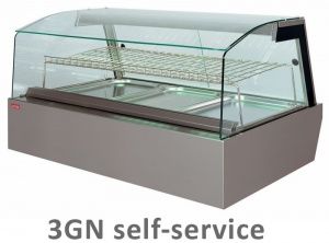 Витрина тепловая Unis Kentucky Hot 3GN1/1 Self-Service в компании ШефСтор