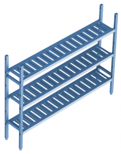 Картинка Стеллаж Polair LOAD.ME POLY 18AL.3PP40.06B в ШефСтор Стеллаж Polair LOAD.ME POLY 18AL.3PP40.06B в компании ШефСтор