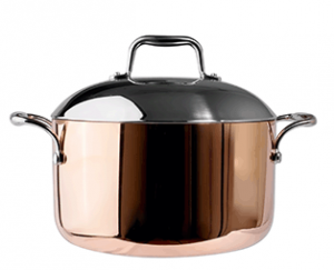 Кастрюля с крышкой 3-х слойный 3л ProHotel BAR28 copper в компании ШефСтор