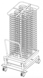 Тележка-кассета Finishing® 20-2/1, 120 тарелок RATIONAL 60.22.400 в компании ШефСтор