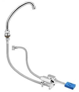 Смеситель педальный горизонтальный Monolith ERMES001KIT в компании ШефСтор