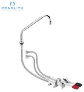 Смеситель с краном педальный горизонтальный Monolith R0902020204 в компании ШефСтор