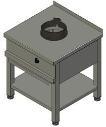 Плита газовая вок Heidebrenner KSW 01 в компании ШефСтор