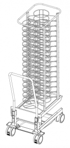 Тележка-кассета Finishing® 20-1/1, 50 тарелок RATIONAL 60.21.294 в компании ШефСтор