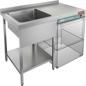 Стол выходной Hicold НСО1МП-12/7БЛ в компании ШефСтор