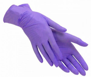 Перчатки нитриловые фиолетовые (1000 шт) Raysen 101426-101435 L в компании ШефСтор