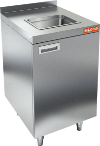 Стол с ванной Hicold НБМСЗМ-5/6Б закрытый в компании ШефСтор