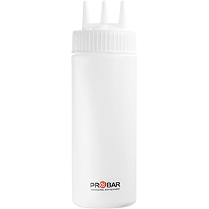 Емкость для соусов с тремя носиками 350 мл (белый) Probar JD-JSP12 в компании ШефСтор