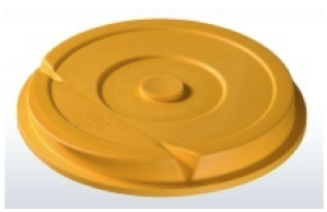 Пластиковая крышка для полимерной тарелки основного блюда, желтый MenuMobil 9930K в компании ШефСтор