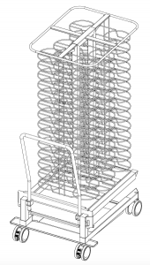 Тележка-кассета Finishing® 20-2/1, 84 тарелки RATIONAL 60.22.398 в компании ШефСтор