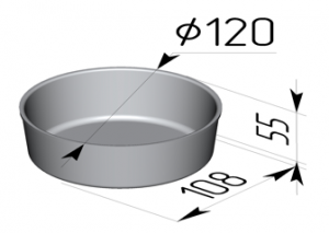 Форма для хлеба 120*108*55мм Spika в компании ШефСтор