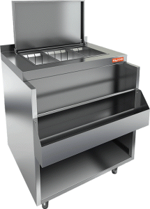 Станция барная Hicold НБМВЛ-6/6БККР с крышкой в компании ШефСтор