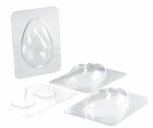 Форма для шоколада "Яйцо с подставкой" Martellato 20U3D05 2 ячейки 115х185мм в компании ШефСтор