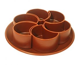 Менажница керамическая Elgava 18E755-OM в компании ШефСтор