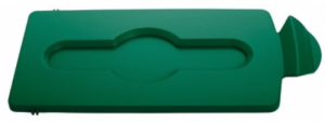 Крышка-вставка закрытая Rubbermaid 2007884 зеленая в компании ШефСтор