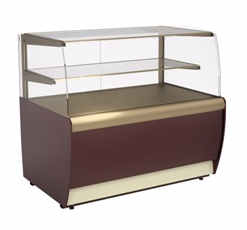 Витрина холодильная Kayman K-ВК-900 МИНИ СЕРЕБРО кондитерская в компании ШефСтор