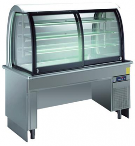 Витрина холодильная с хол.столешницей мостовая Electrolux 332040 (ZLRDD16B) в компании ШефСтор