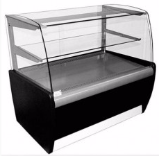 Витрина холодильная Kayman K-ВК-1300 МИНИ СЕРЕБРО кондитерская в компании ШефСтор