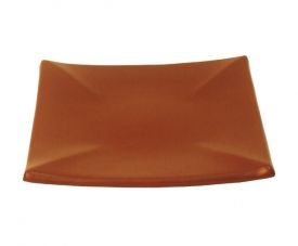 Тарелка керамическая квадратная Elgava 05Е1173L Brown в компании ШефСтор