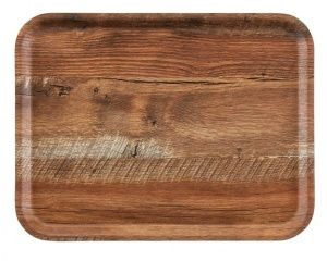 Поднос Коричневый дуб 24х35см Cambro Madeira MA2435E87 в компании ШефСтор