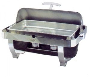 Чафин диш GN1/1 с крышкой Roll Top Starfood ZC301-1 в компании ШефСтор