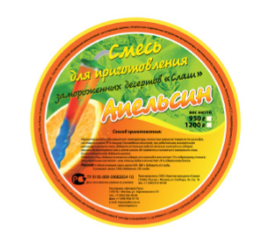 Смесь для приготовления десерта Слаш Fun Food Апельсин в компании ШефСтор