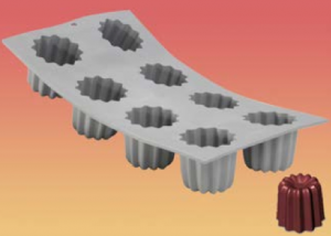 Эластомуль Канелле D 5,5СМ H 5СМ (8 ячеек) De Buyer 1834.01D в компании ШефСтор