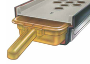 Гастроемкость Duke Manufacturing GN1/3-65 amber (1 ручка) в компании ШефСтор