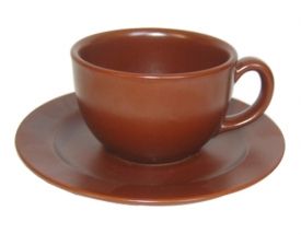 Картинка Чайная пара керамическая Elgava 22Е980 Brown в ШефСтор Чайная пара керамическая Elgava 22Е980 Brown в компании ШефСтор