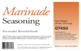 Приправа маринадная 13,6кг Henny Penny 07450 в компании ШефСтор