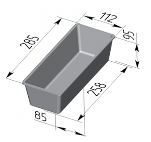 Форма для хлеба 285 х 110 х 95мм Spika в компании ШефСтор